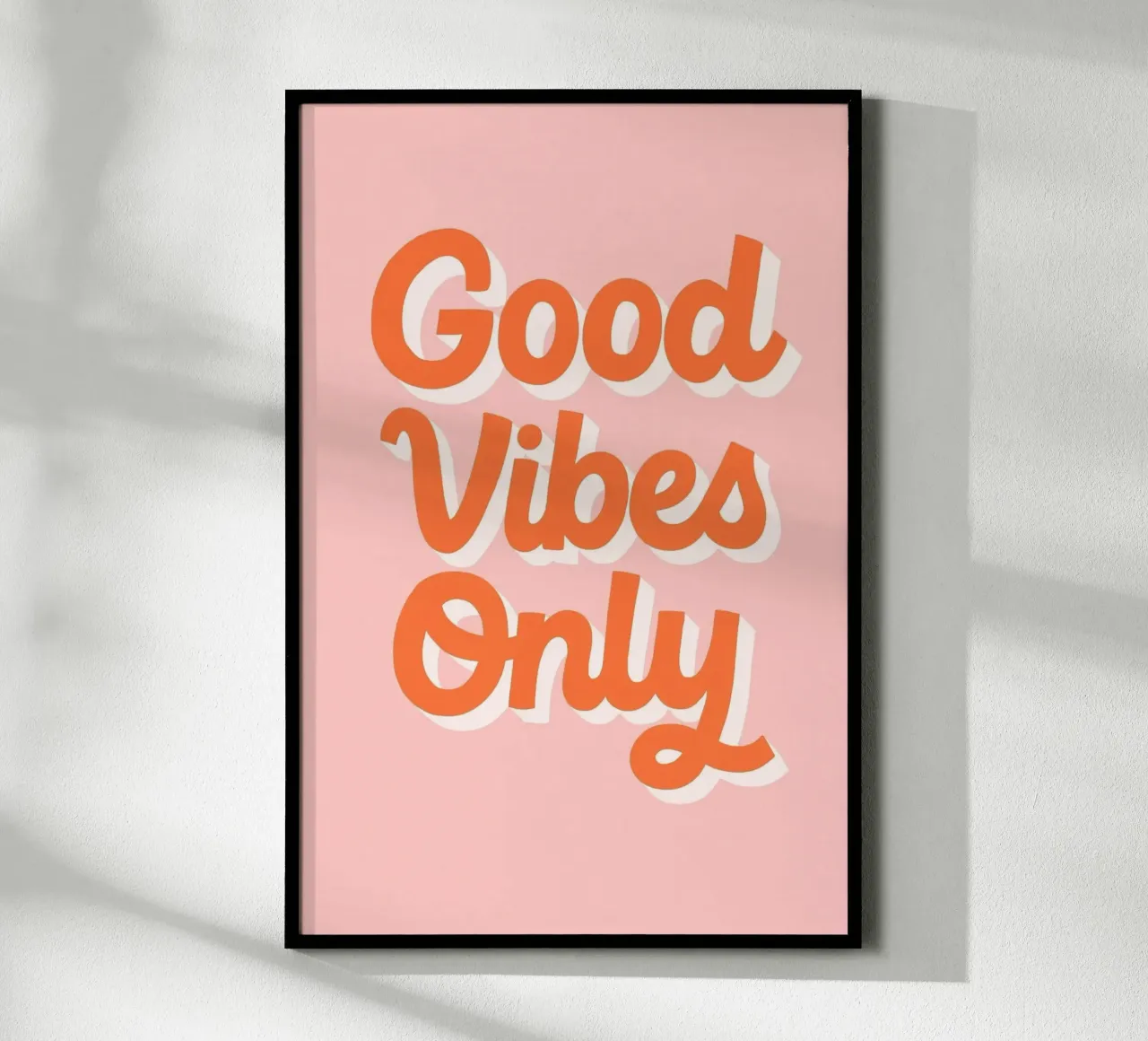 Good Vibes Only poster da PurePeachStudio
