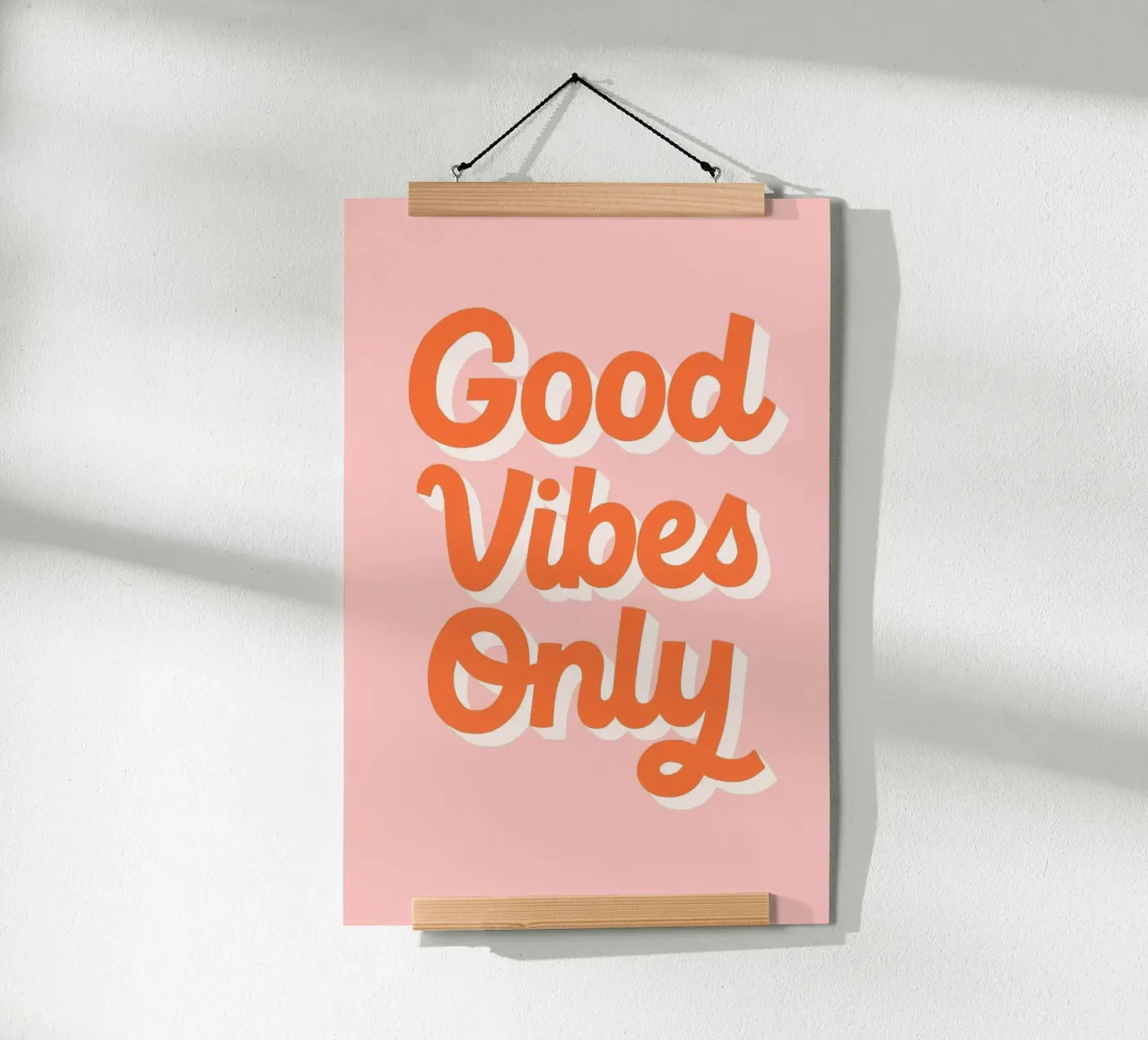 Good Vibes Only poster da PurePeachStudio