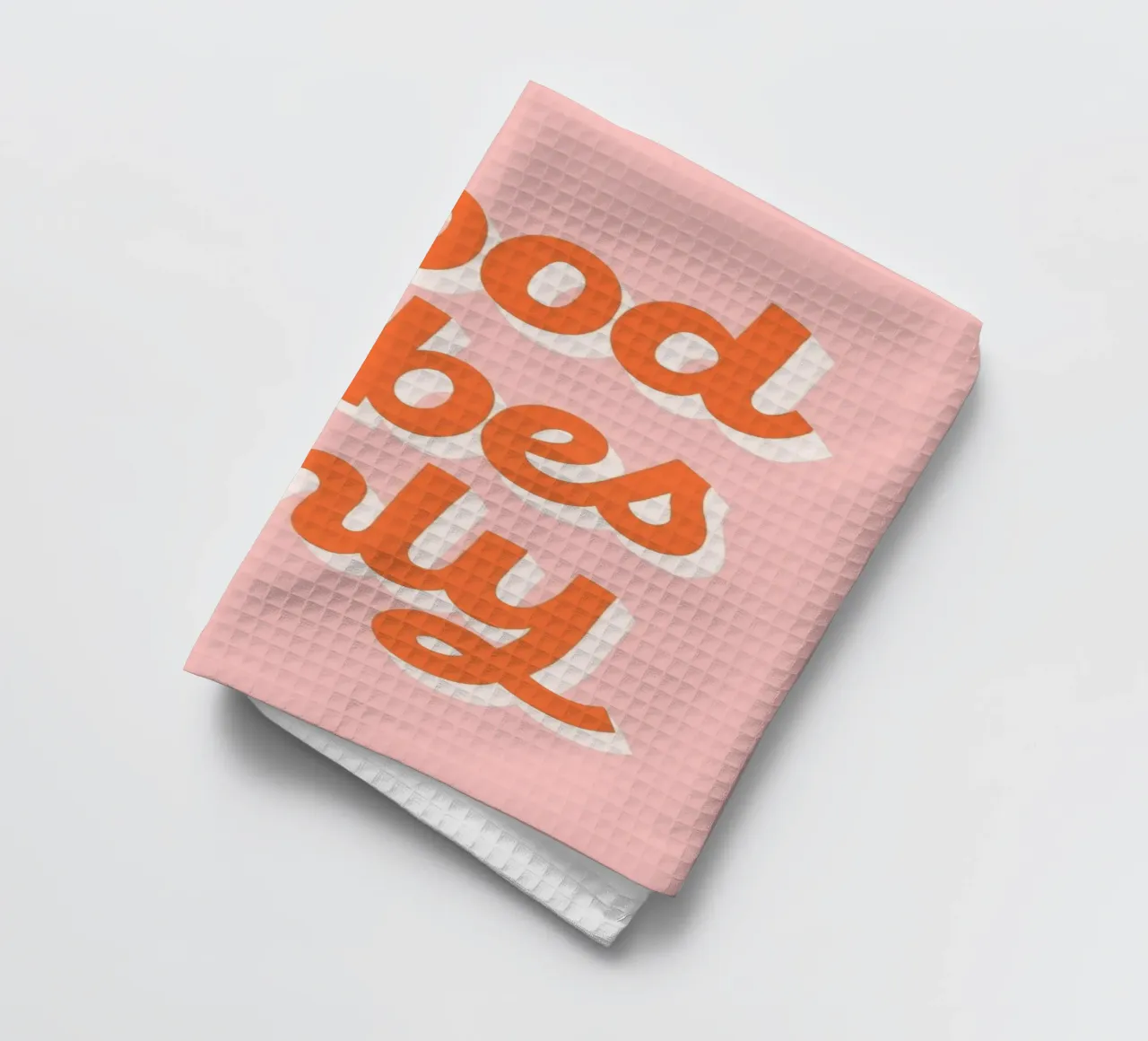 Good Vibes Only canovaccio da cucina da PurePeachStudio