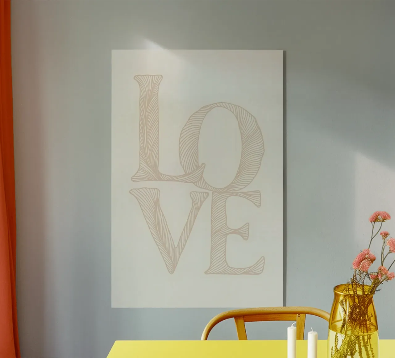 LOVE plexiglass da PurePeachStudio