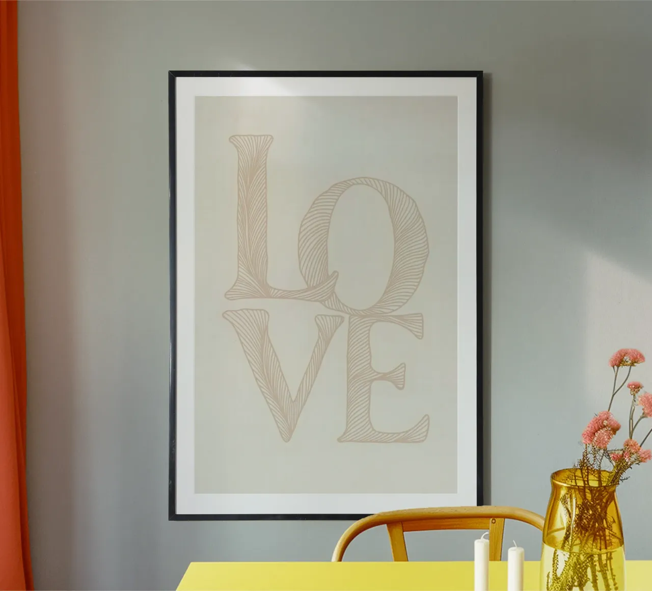 LOVE poster da PurePeachStudio