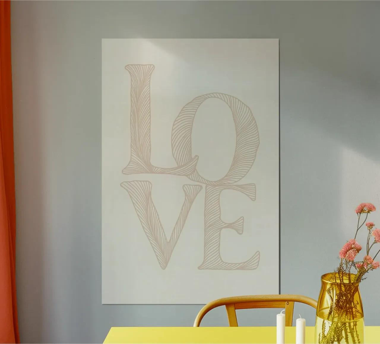 LOVE poster da PurePeachStudio