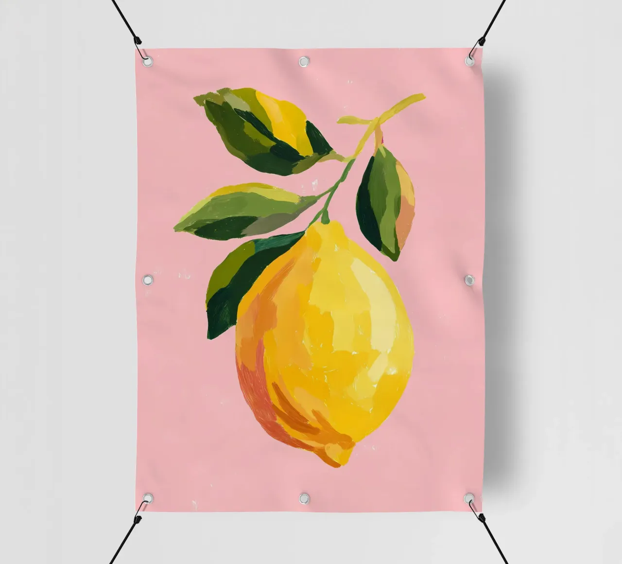 Frische Zitrone PVC Plane von IamHomeStudio