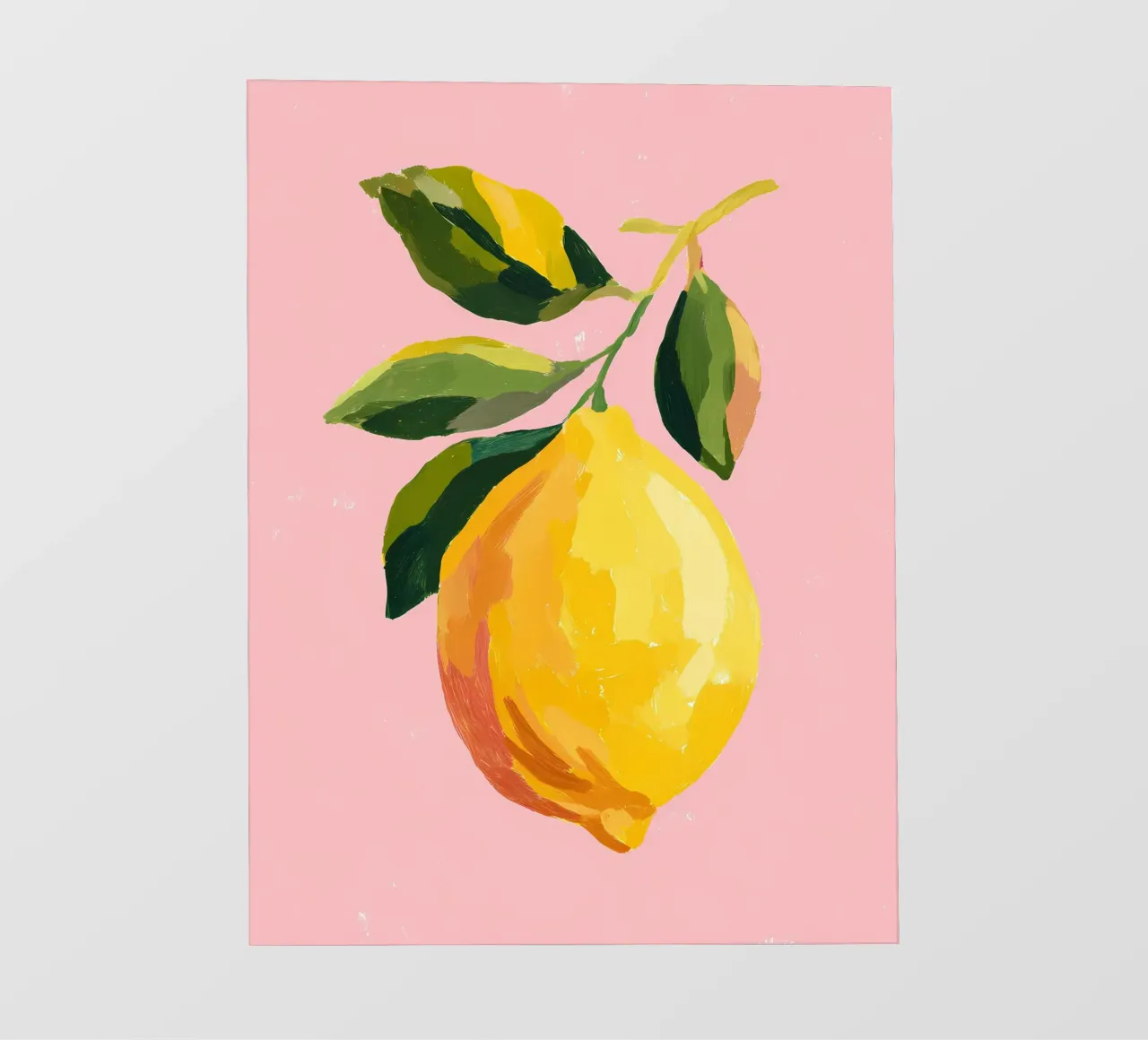 Limone fresco telo in pvc da IamHomeStudio