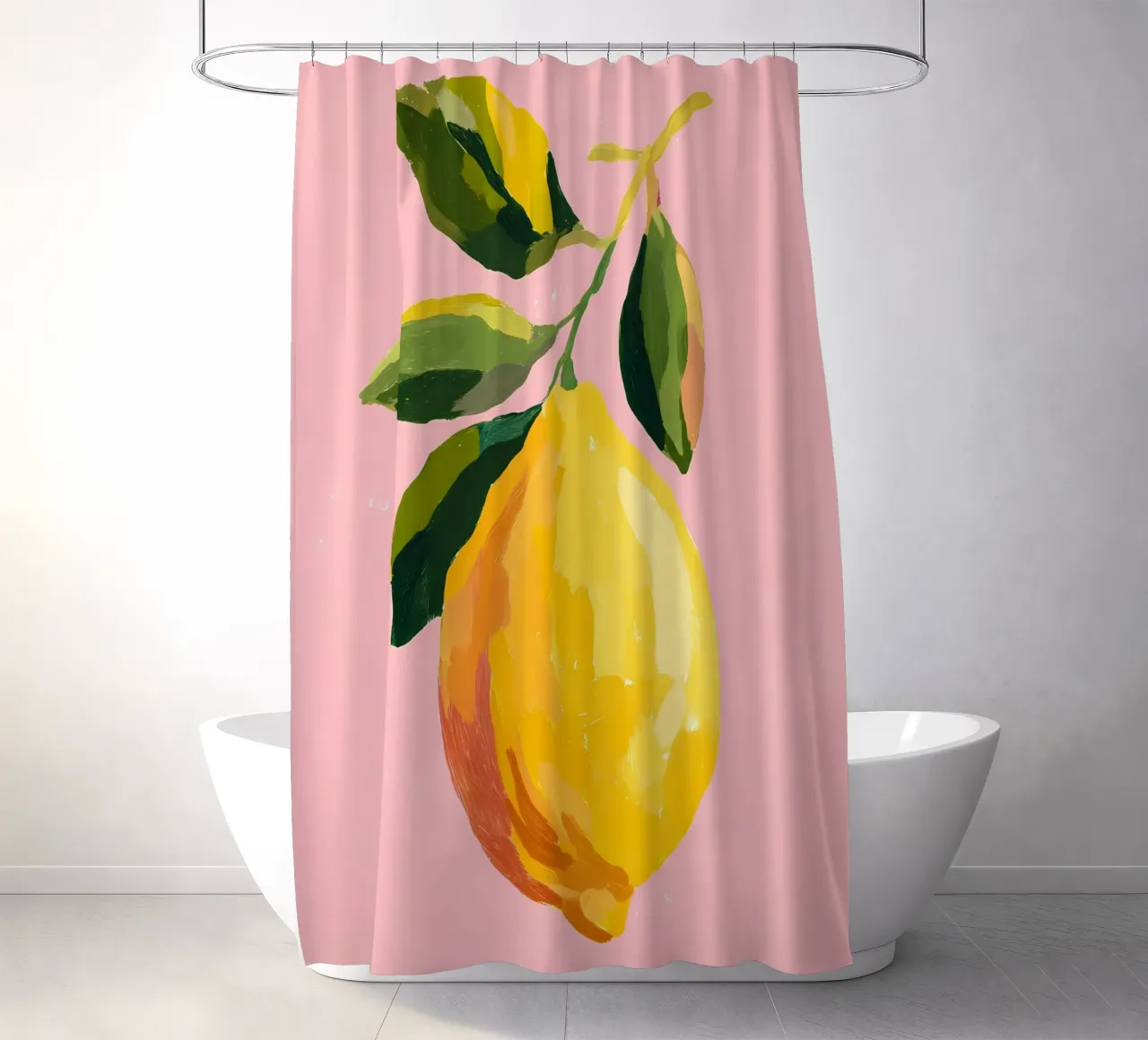 Limone fresco tenda da doccia da IamHomeStudio