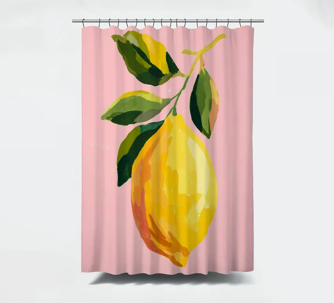 Limone fresco tenda da doccia da IamHomeStudio