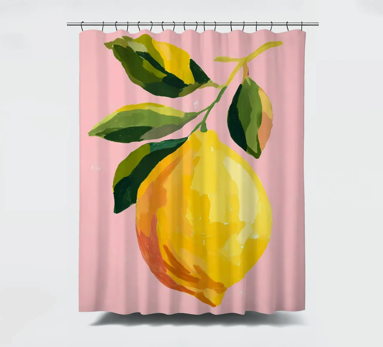 Limone fresco tenda da doccia da IamHomeStudio