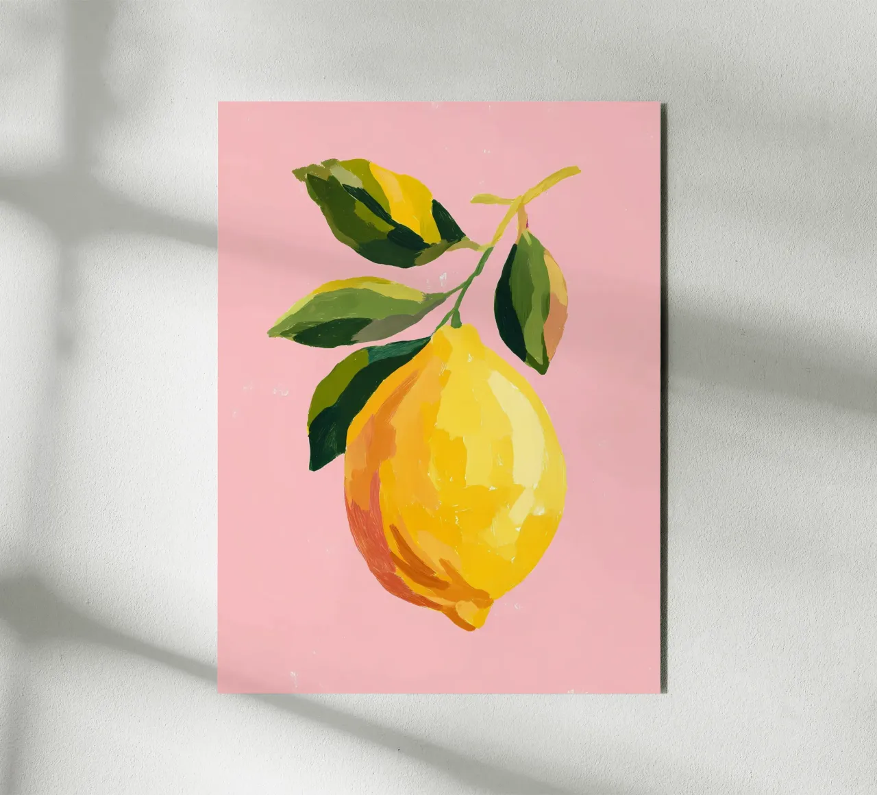 Limone fresco alluminio dibond da IamHomeStudio