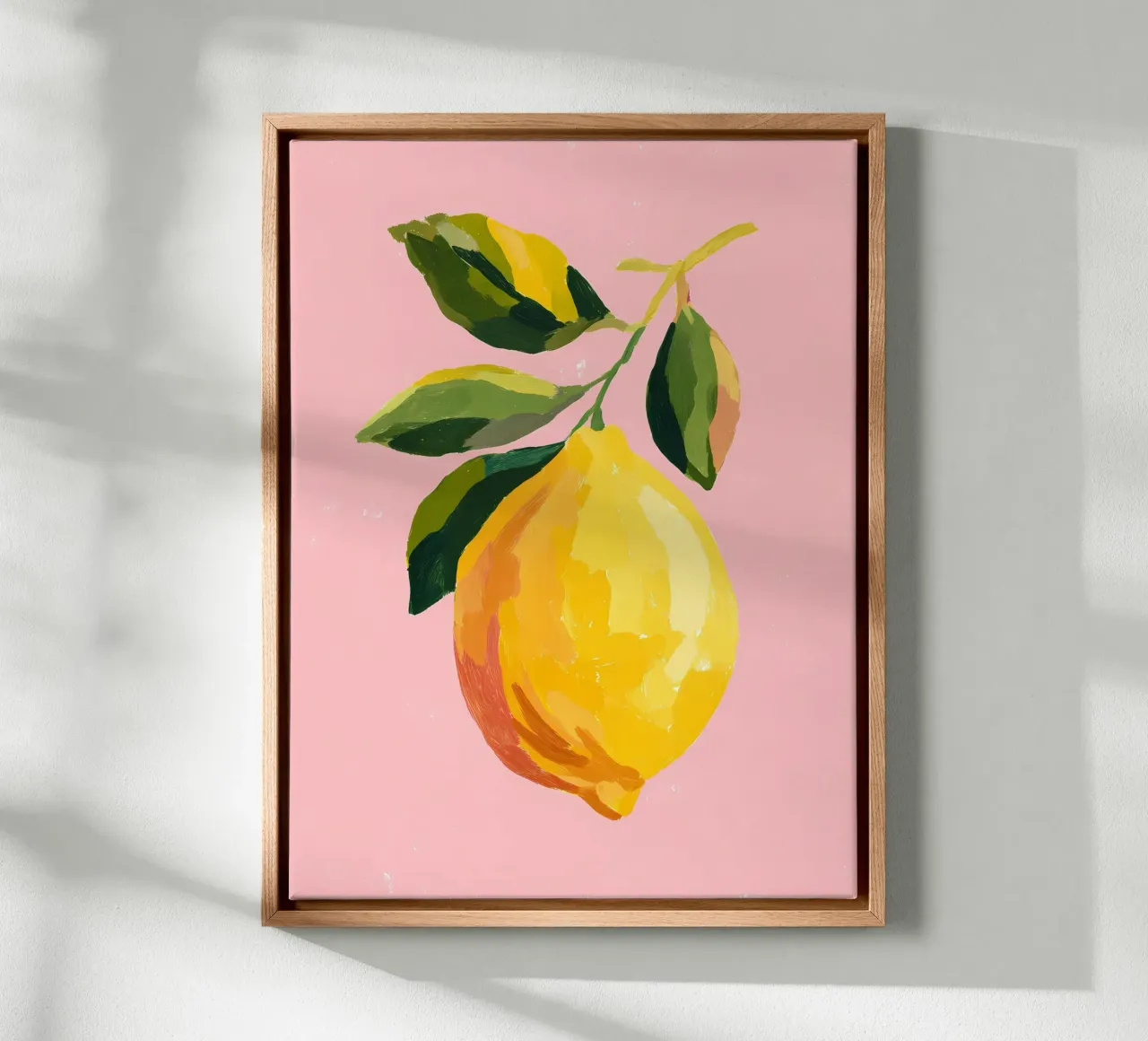 Limone fresco tela da IamHomeStudio