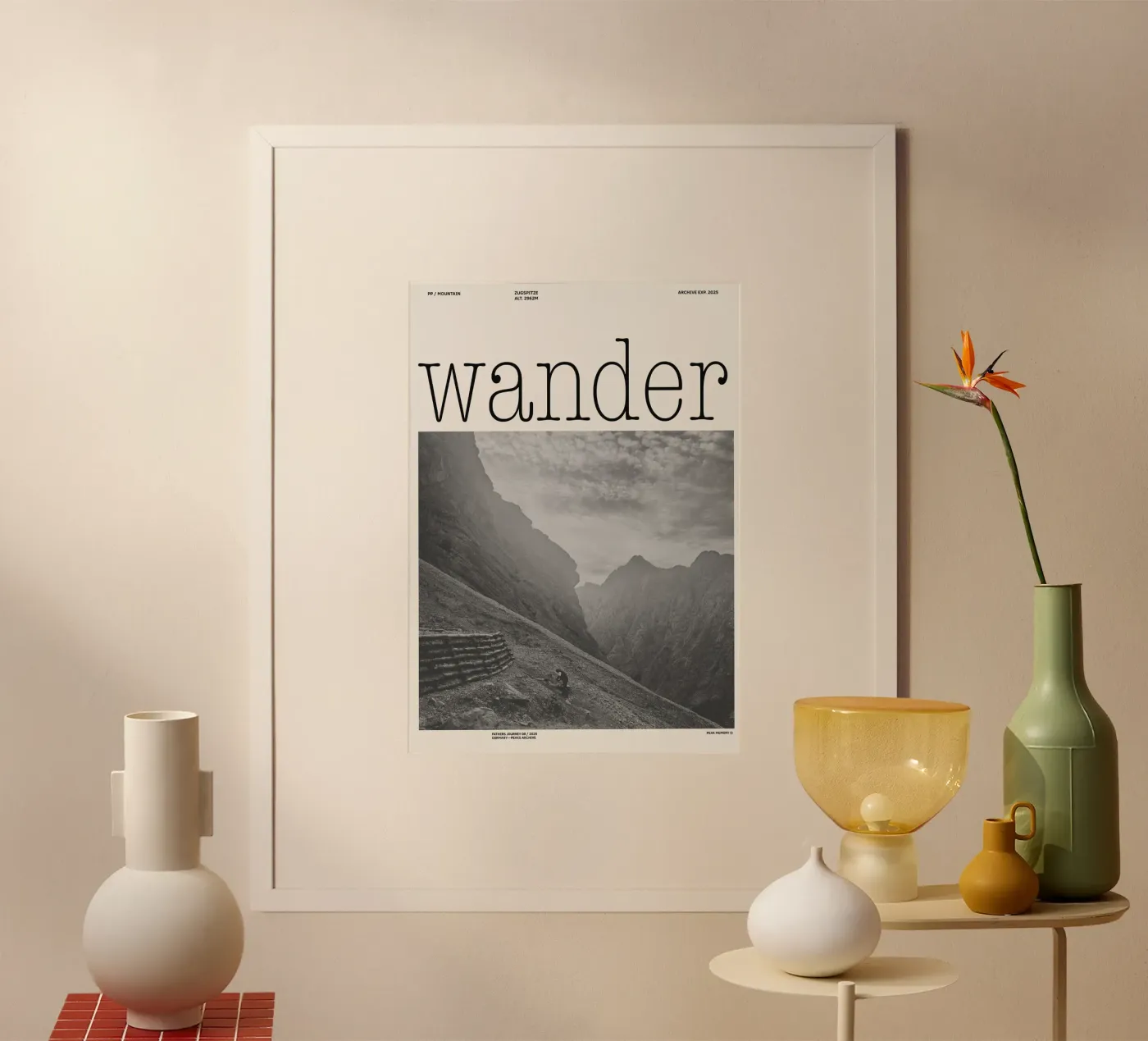 wander poster van PurePeachStudio