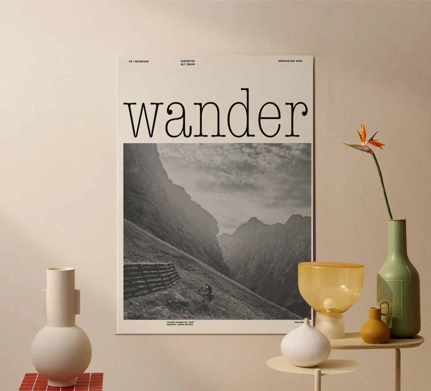 wander poster van PurePeachStudio