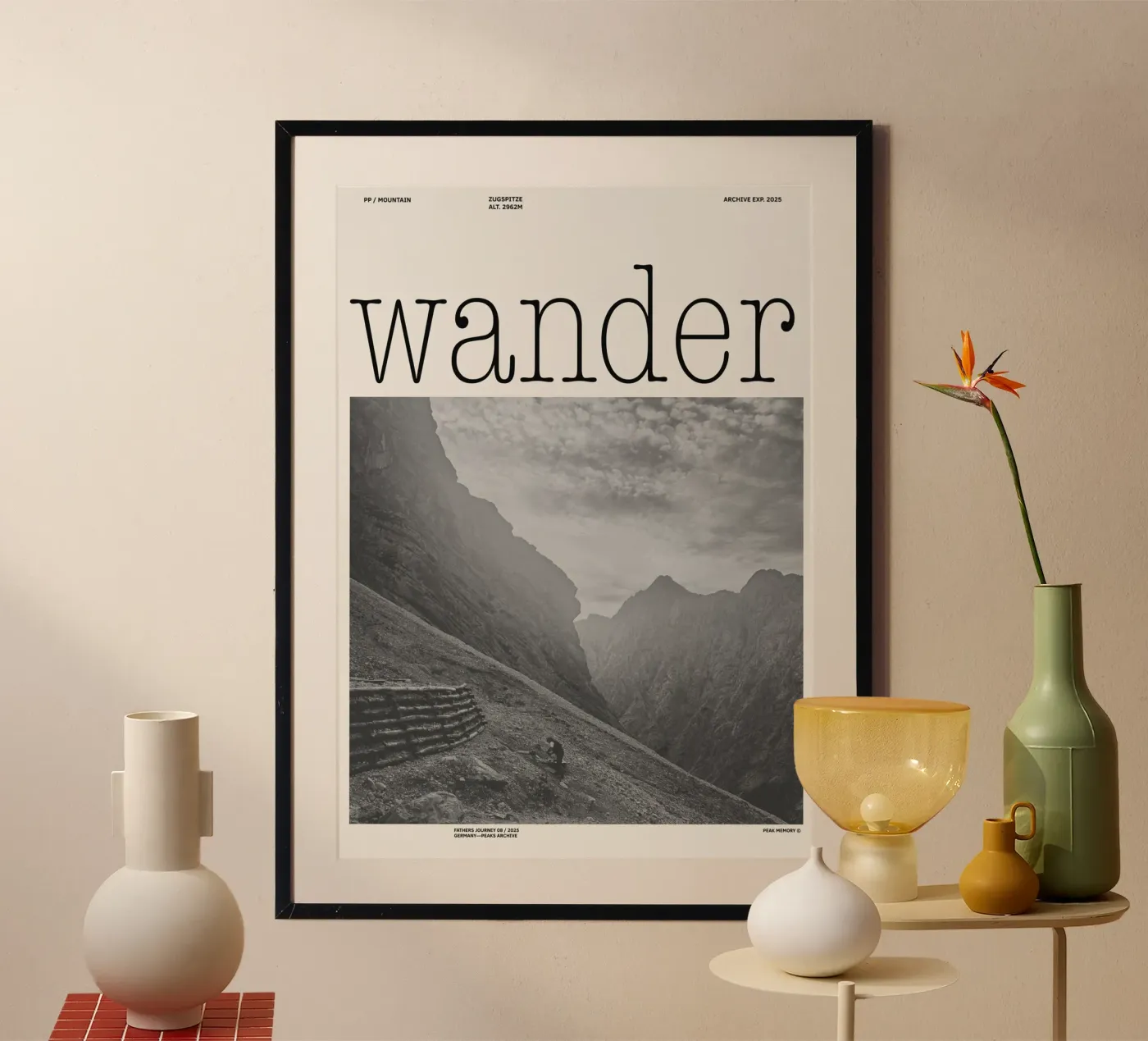 wander poster van PurePeachStudio