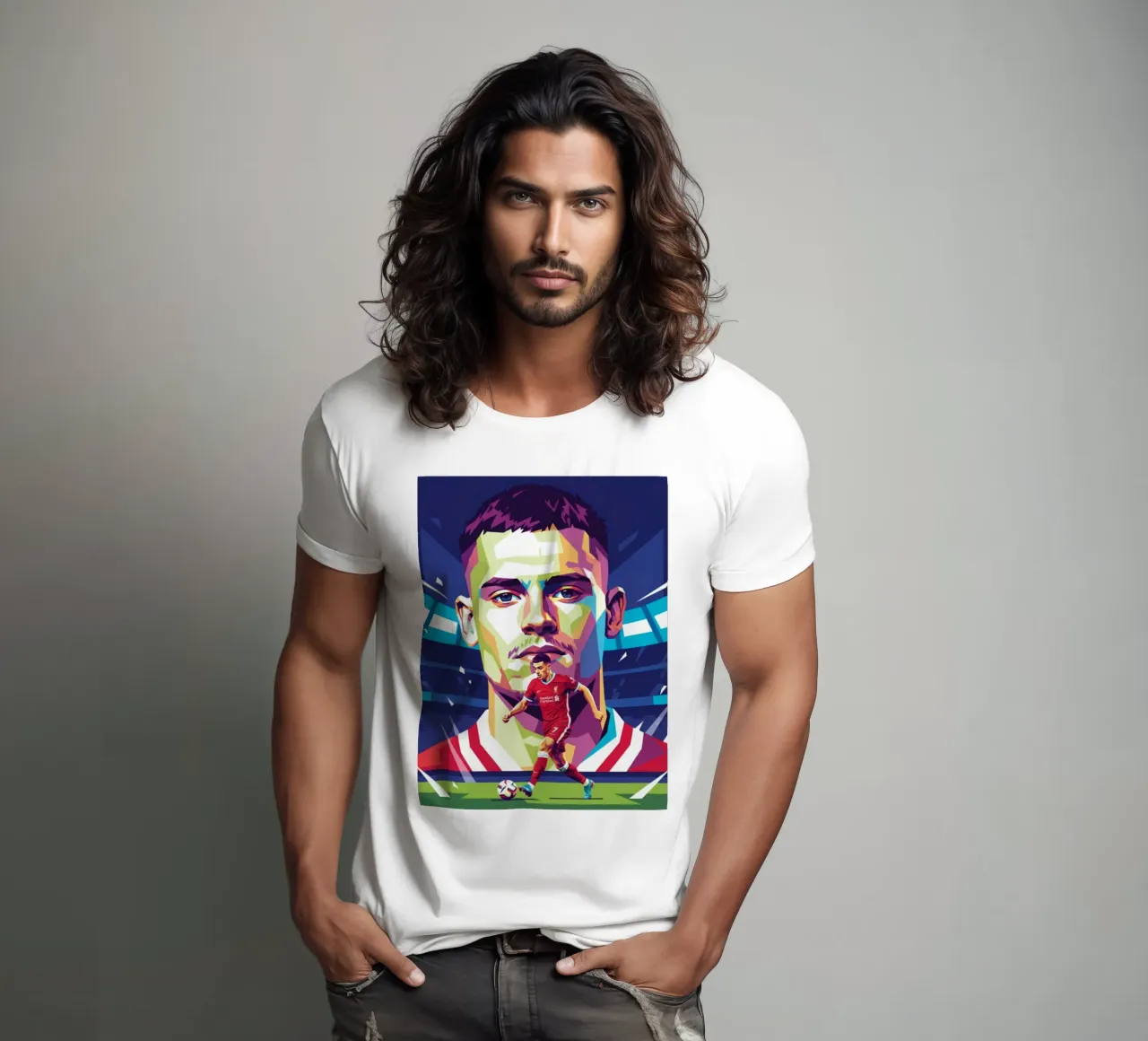 Stile artistico di Florian Wirtz WPAP t-shirt da Hantamrata