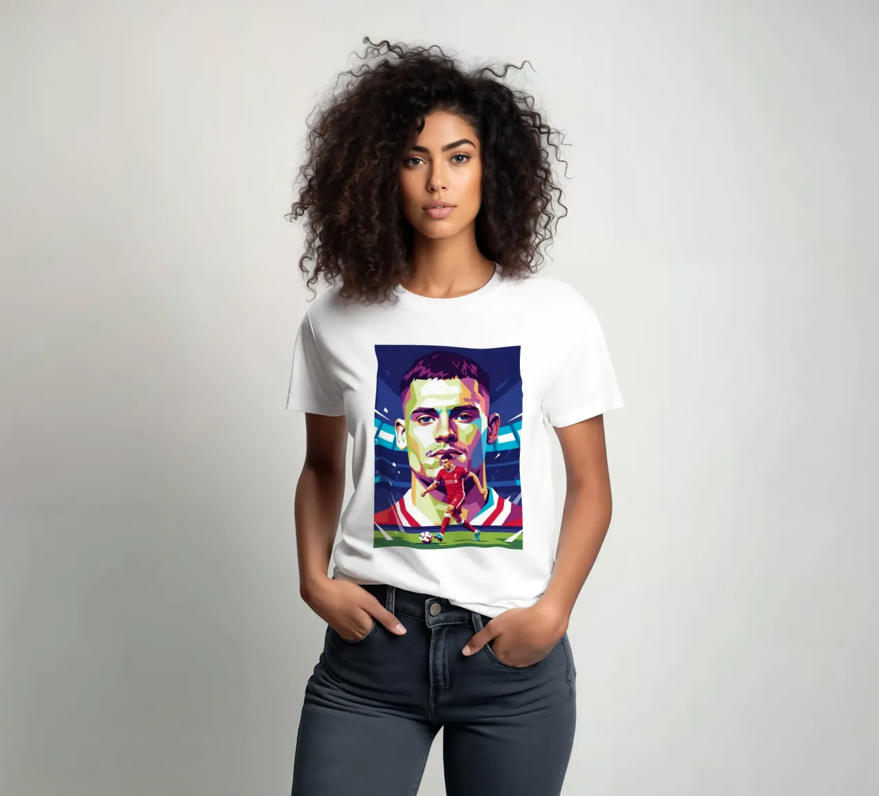 Stile artistico di Florian Wirtz WPAP t-shirt da Hantamrata