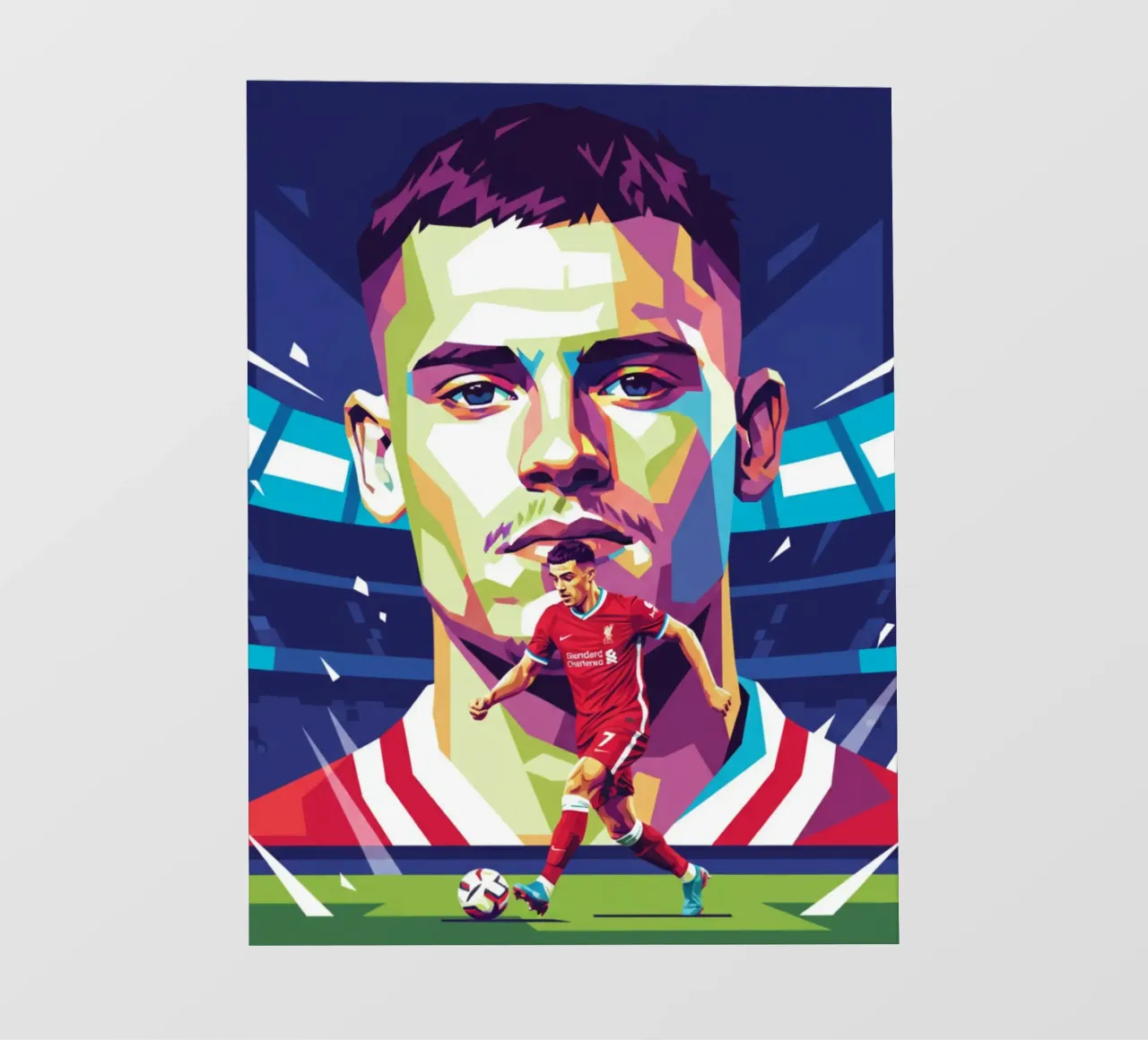Stile artistico di Florian Wirtz WPAP pellicola backlit da Hantamrata