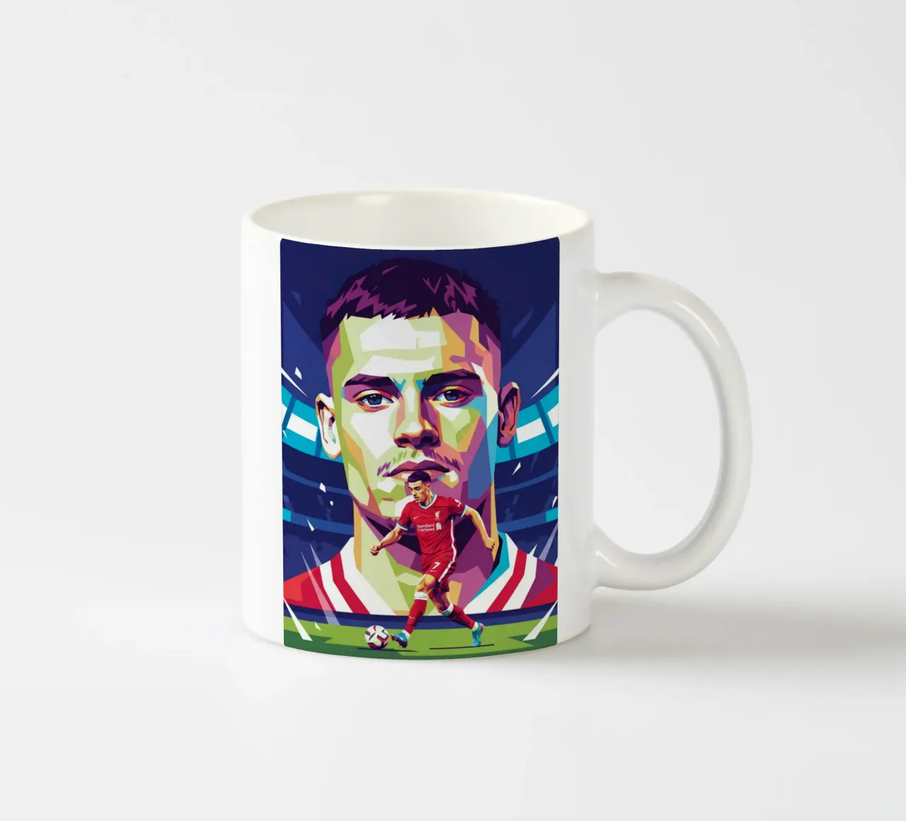 Stile artistico di Florian Wirtz WPAP tazza in ceramica da Hantamrata