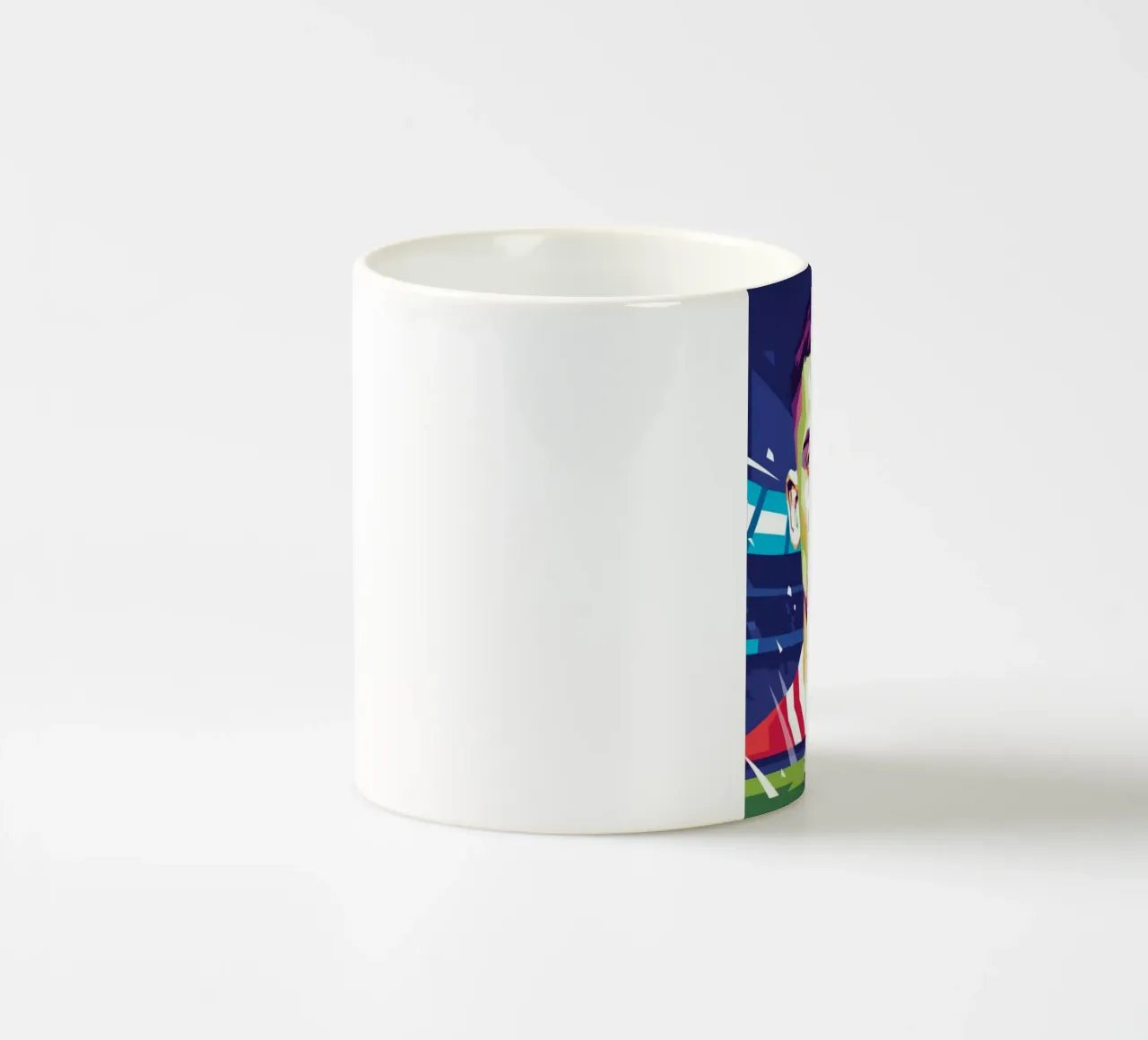 Stile artistico di Florian Wirtz WPAP tazza in ceramica da Hantamrata