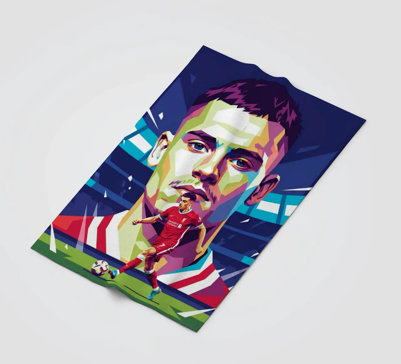 Stile artistico di Florian Wirtz WPAP coperta in pile da Hantamrata