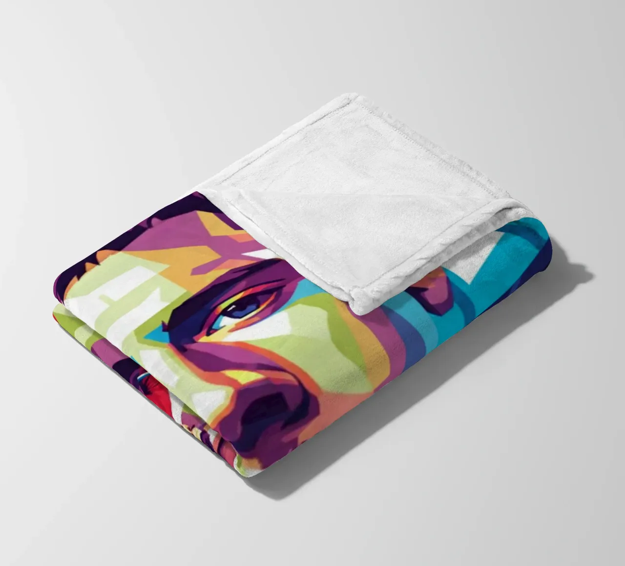 Stile artistico di Florian Wirtz WPAP coperta in pile da Hantamrata