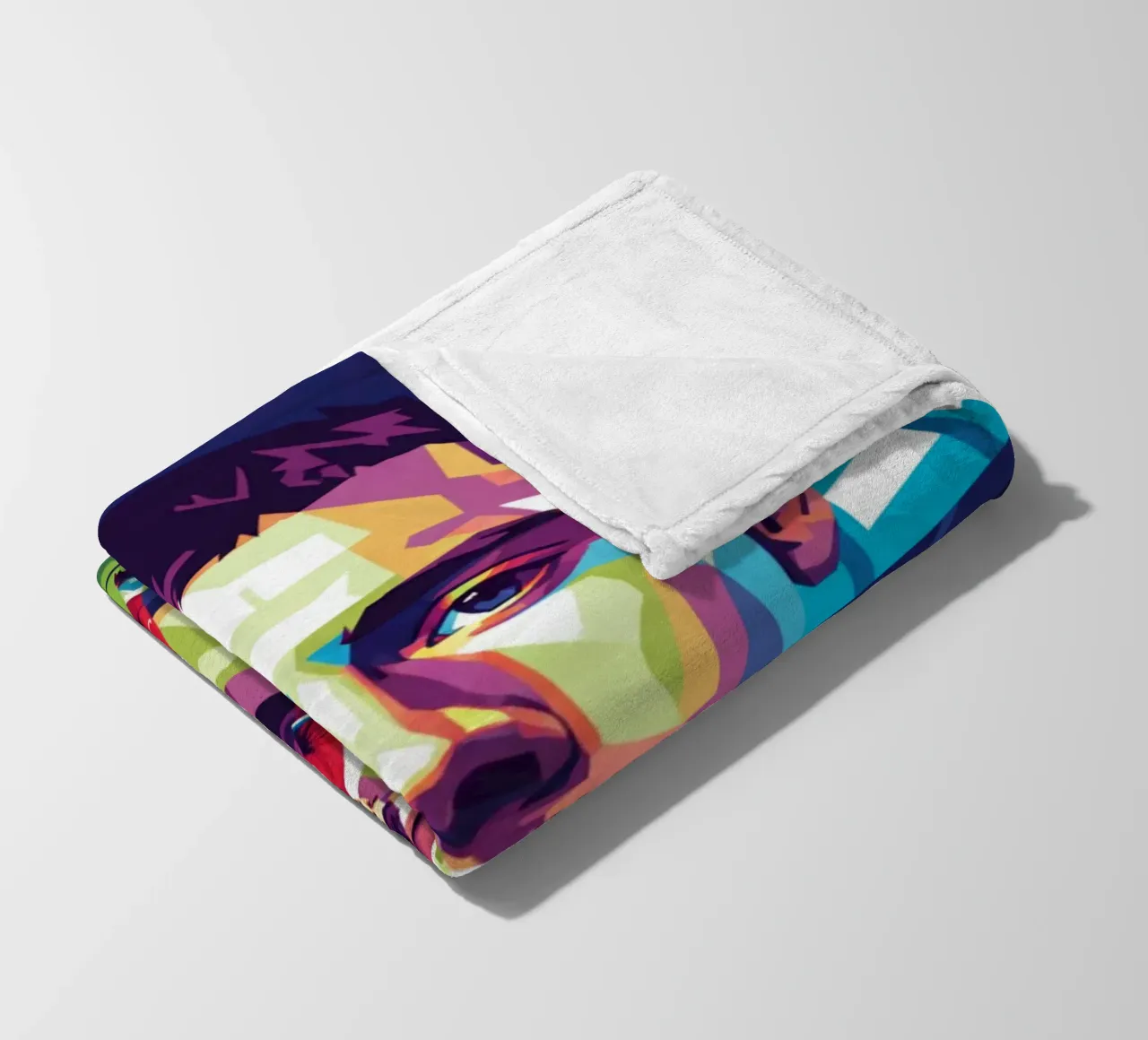 Stile artistico di Florian Wirtz WPAP coperta in pile da Hantamrata