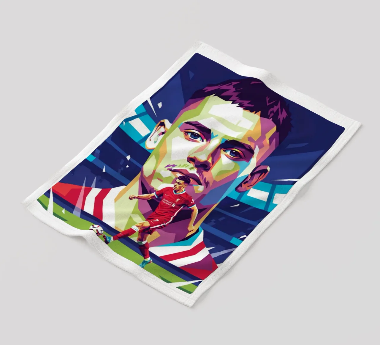 Stile artistico di Florian Wirtz WPAP coperta in pile da Hantamrata