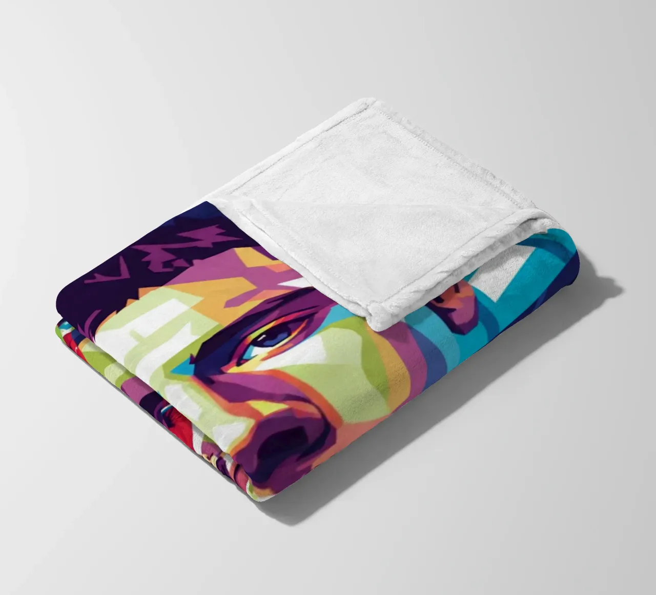 Stile artistico di Florian Wirtz WPAP coperta in pile da Hantamrata