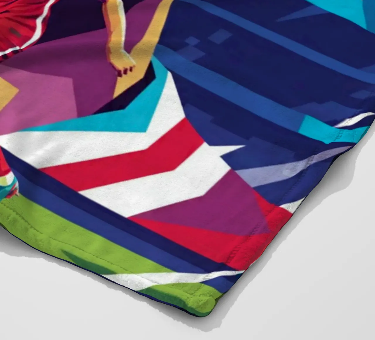 Stile artistico di Florian Wirtz WPAP coperta in pile da Hantamrata