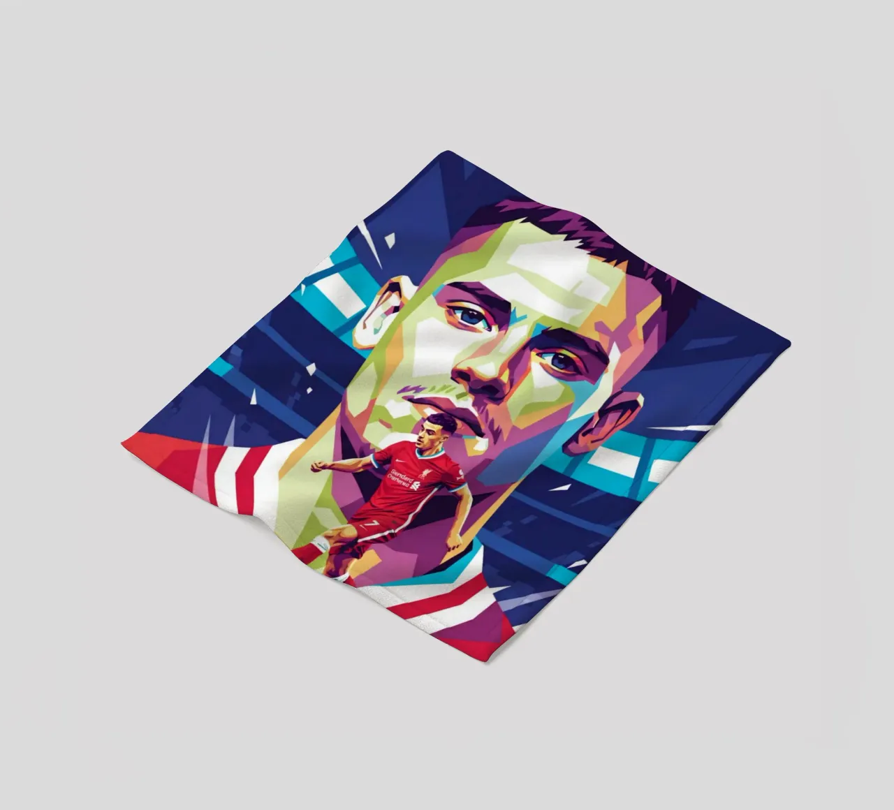 Stile artistico di Florian Wirtz WPAP coperta in pile da Hantamrata