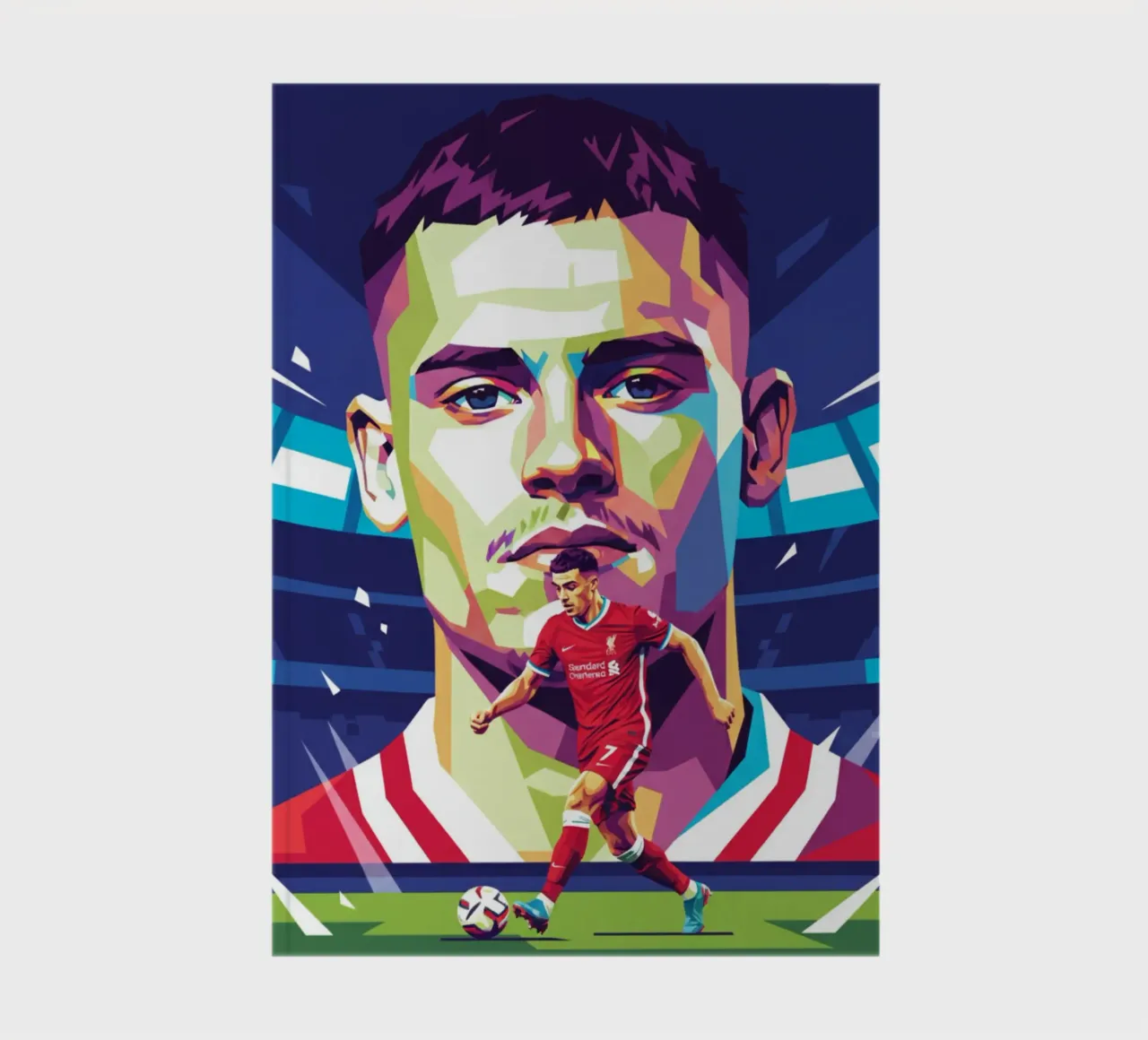 Florian Wirtz WPAP art style notebook by Hantamrata