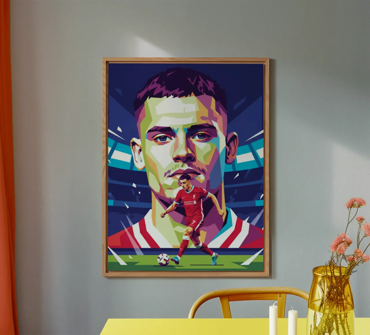 Stile artistico di Florian Wirtz WPAP alluminio dibond da Hantamrata
