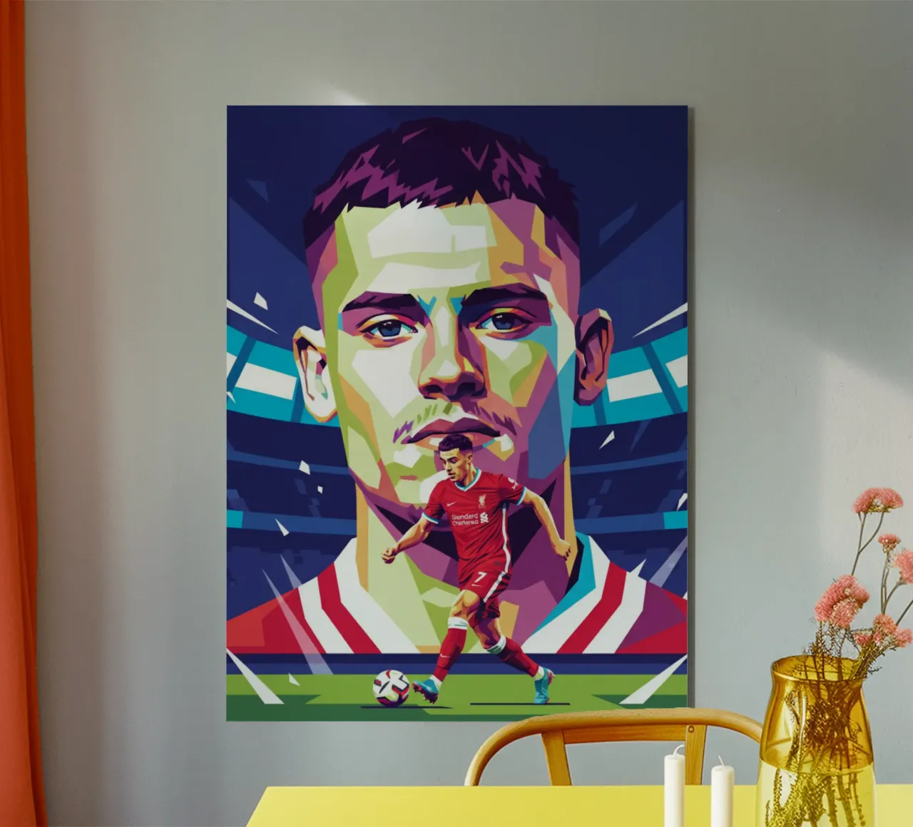 Stile artistico di Florian Wirtz WPAP alluminio dibond da Hantamrata