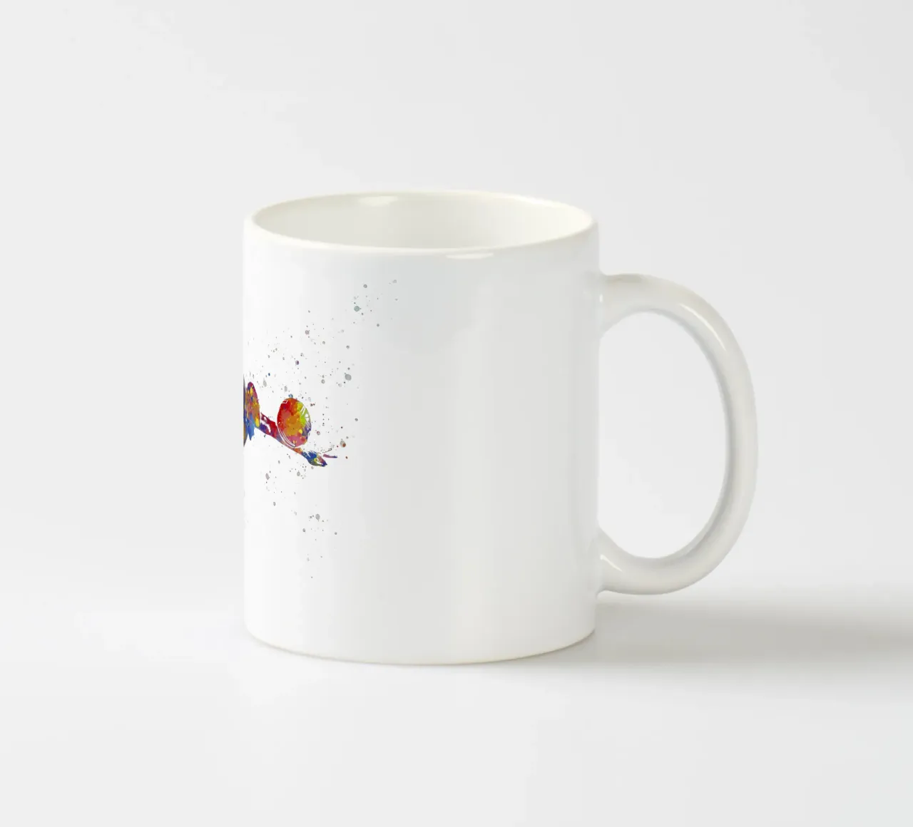 Giocatore di calcio ad acquerello tazza in ceramica da ⚽ Sports Pulse