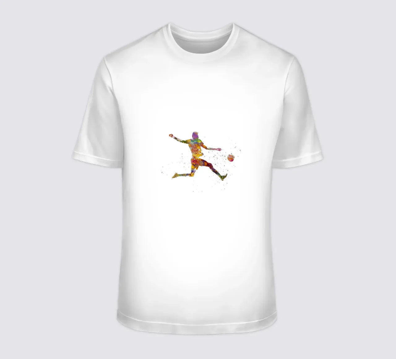 Giocatore di calcio ad acquerello t-shirt da ⚽ Sports Pulse