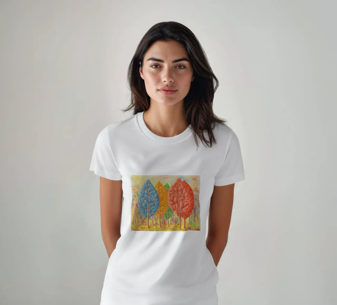 Il fuoco di René Magritte (1948) t-shirt da Classic Art Prints