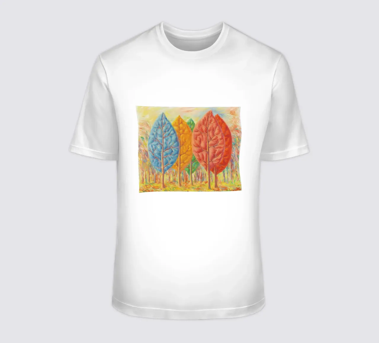 Il fuoco di René Magritte (1948) t-shirt da Classic Art Prints