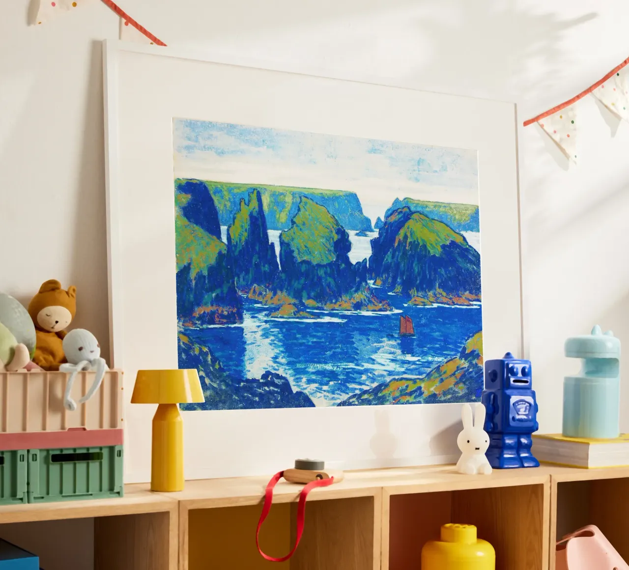 Jean-Francis Auburtin’s Belle-Île, Goulphar carta hahnemühle da Jolie Prints