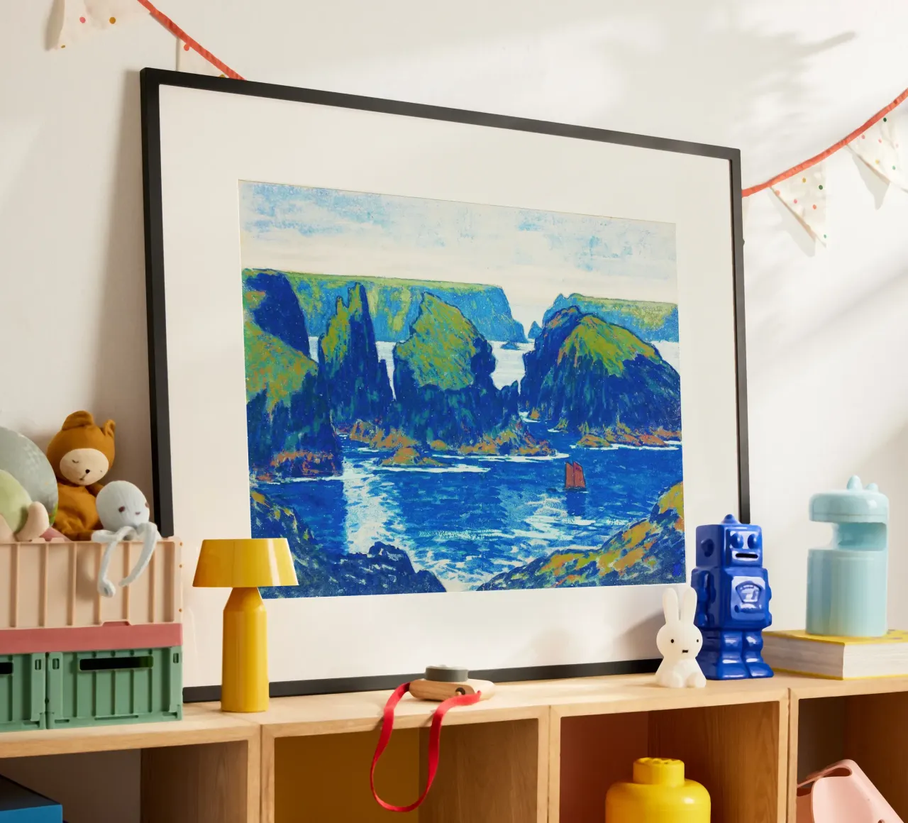 Jean-Francis Auburtin’s Belle-Île, Goulphar carta hahnemühle da Jolie Prints