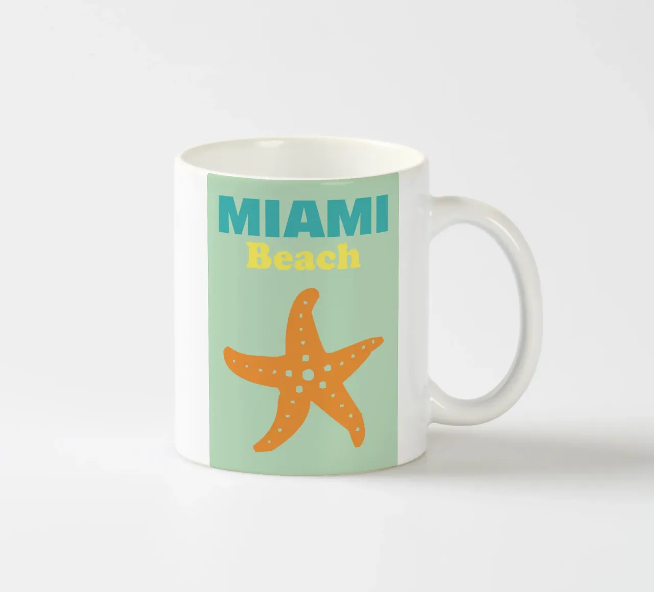 Miami Beach tazza in ceramica da Art Fart