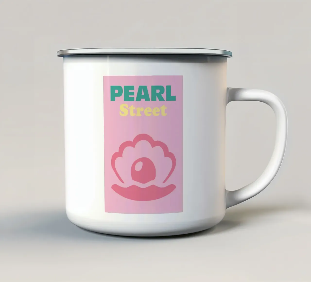 Pearl Street tazza in smalto da Art Fart