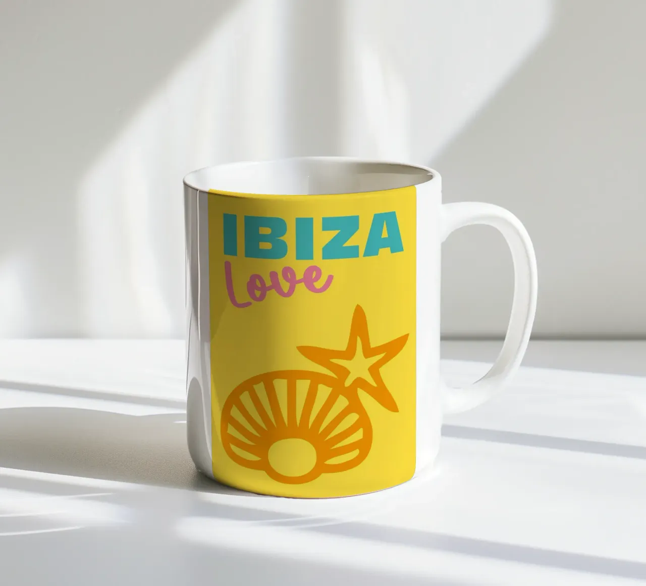 Amore a Ibiza tazza in ceramica da Art Fart