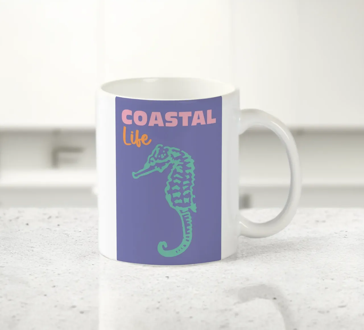 Coastal Life tazza in ceramica da Art Fart