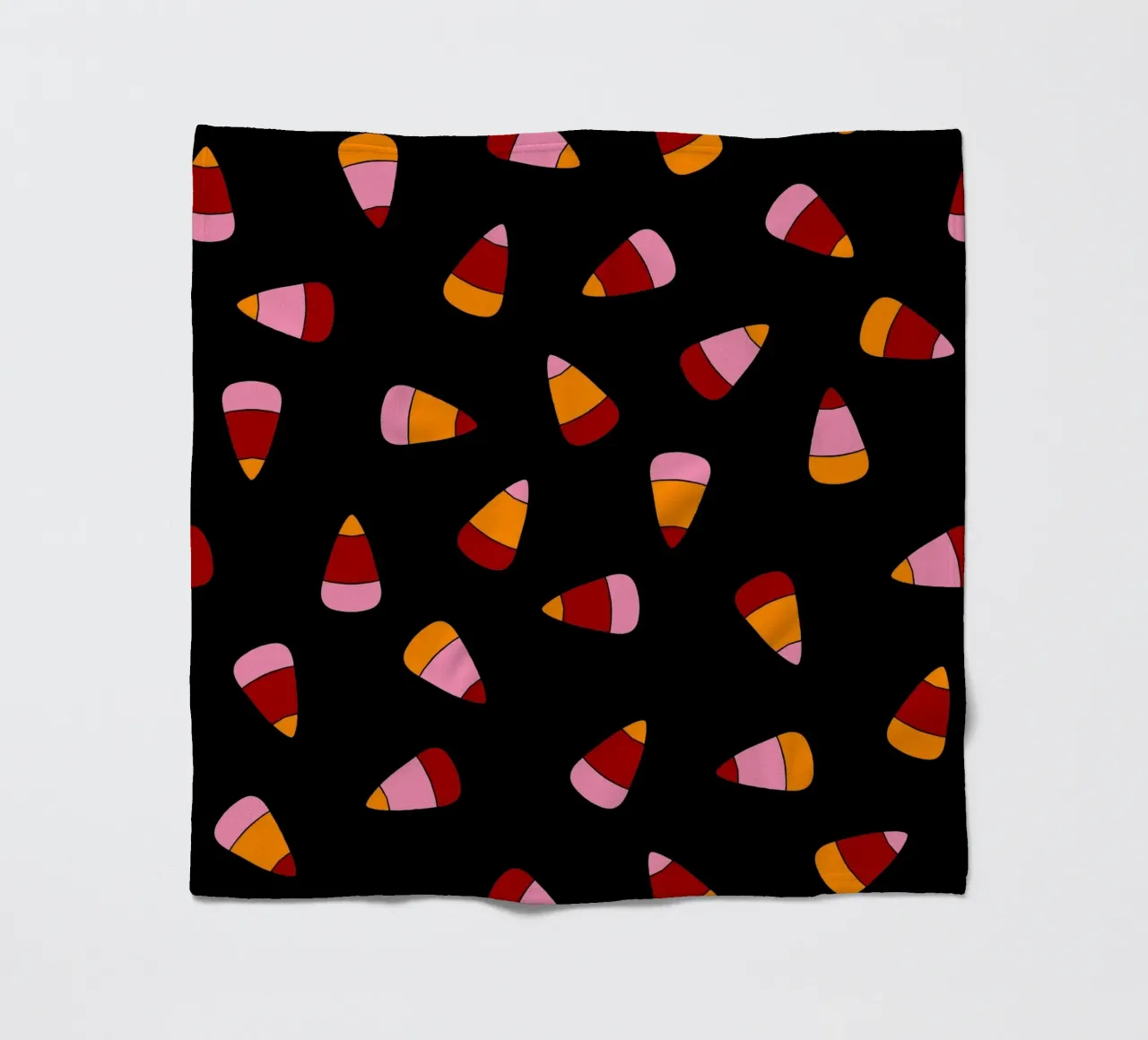Retro candy corn pattern Halloween coperta in pile da TijanaArtStudio88