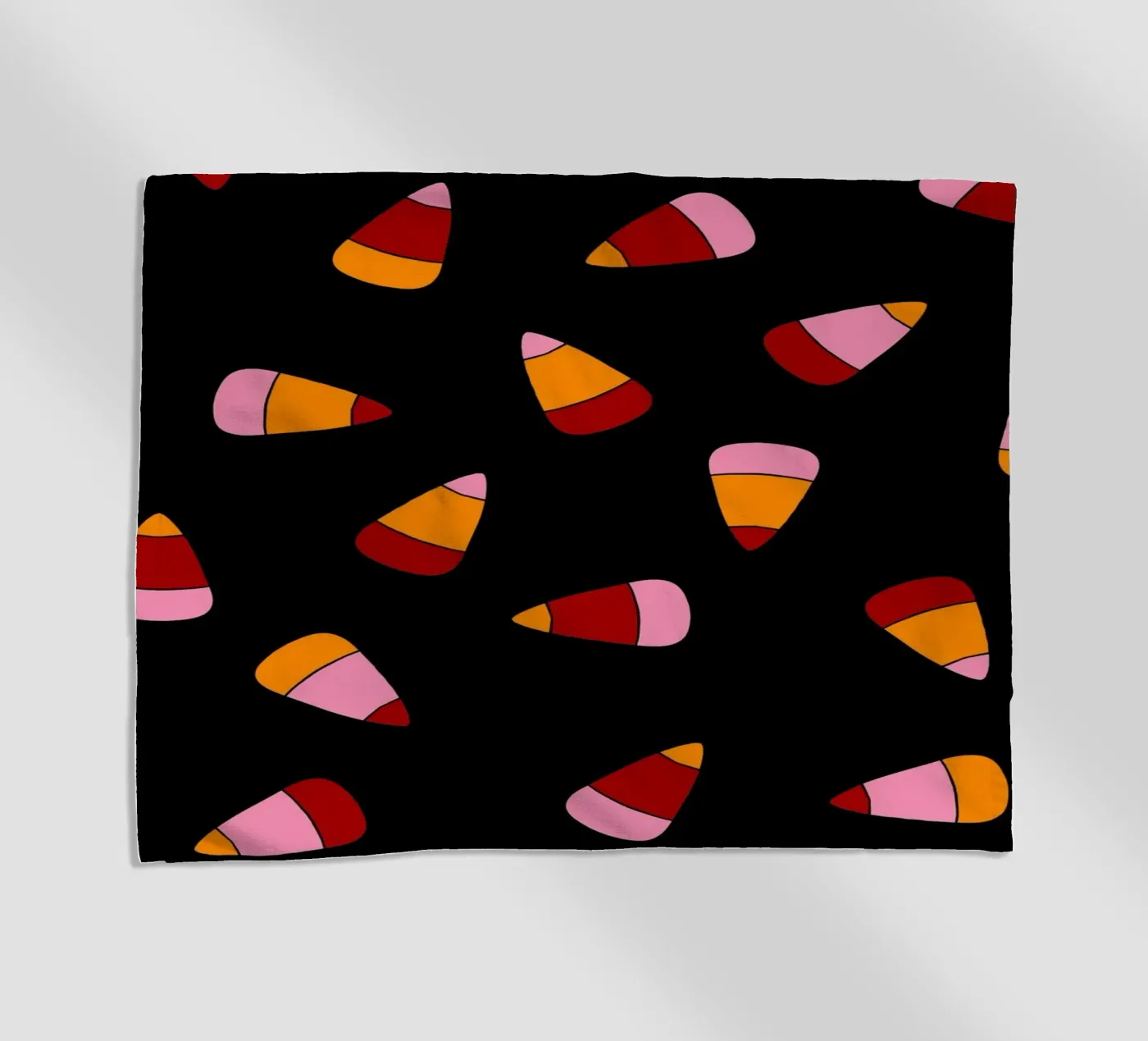 Retro candy corn pattern Halloween telo mare da TijanaArtStudio88