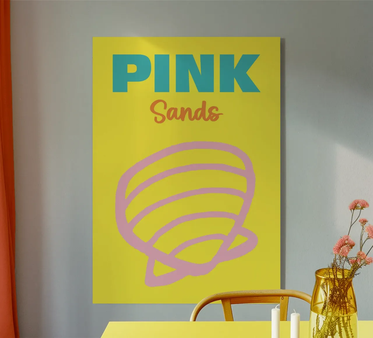 Pink Sands plexiglass da Art Fart