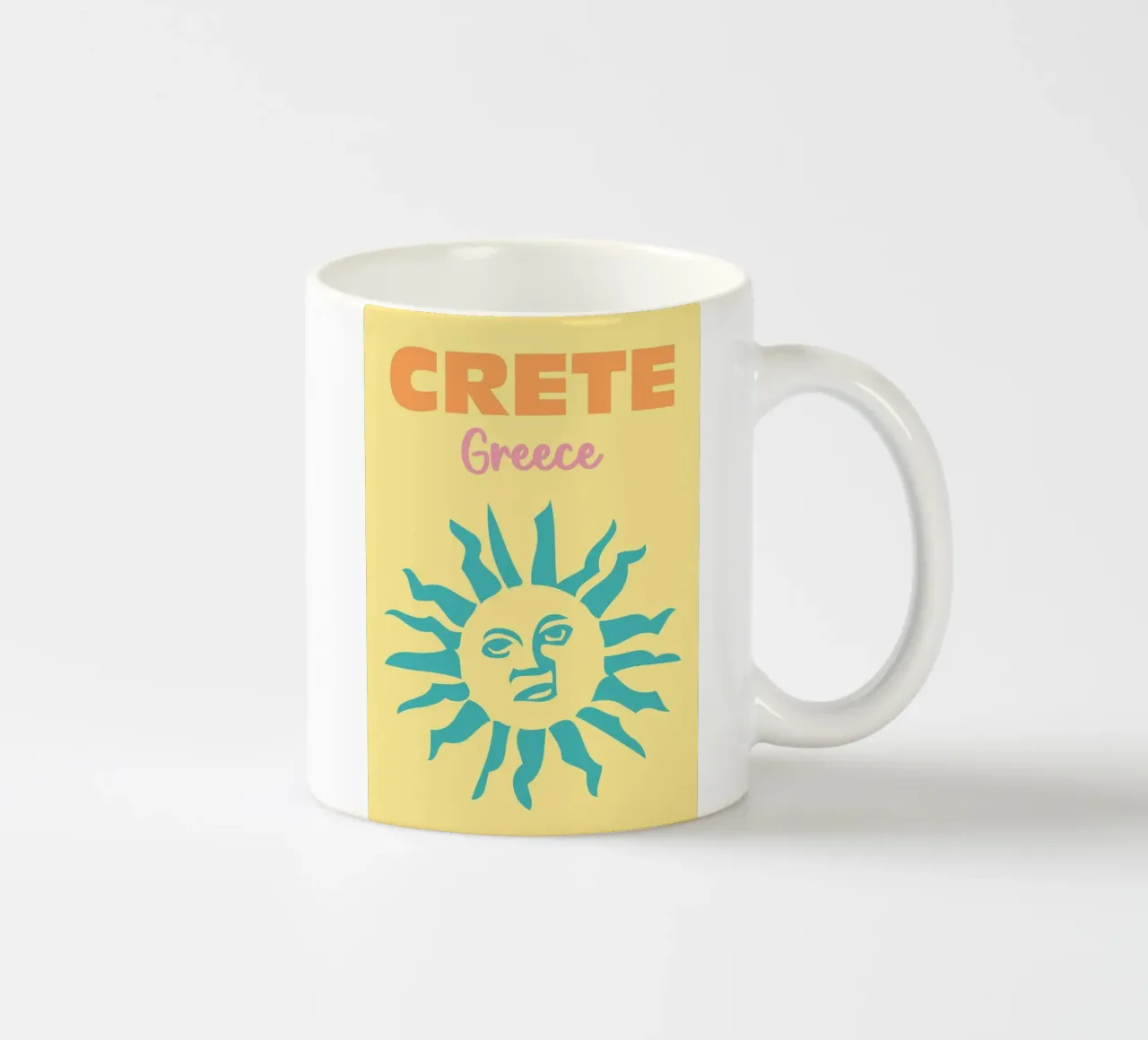 Creta, Grecia tazza in ceramica da Art Fart