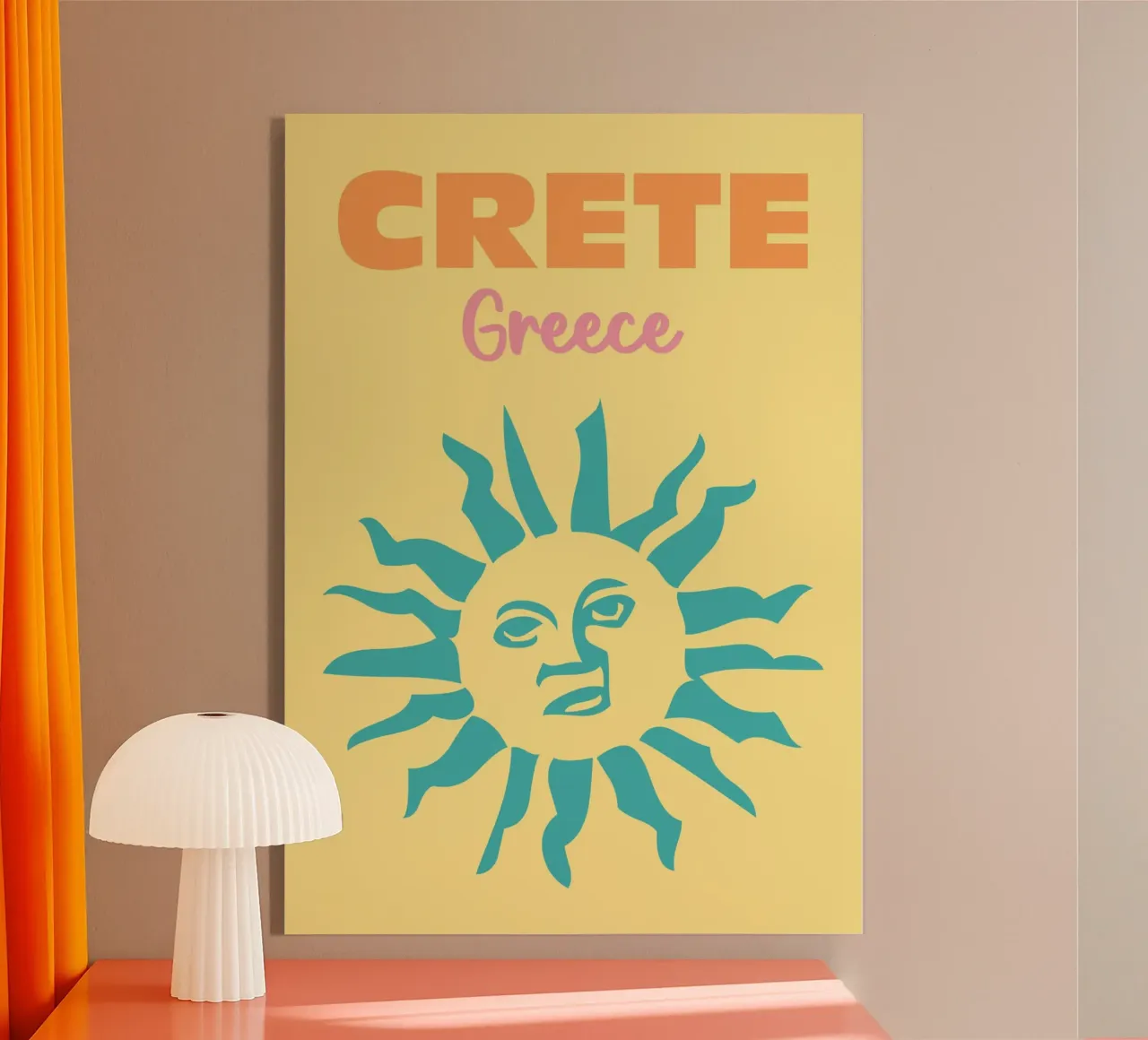 Creta, Grecia plexiglass da Art Fart