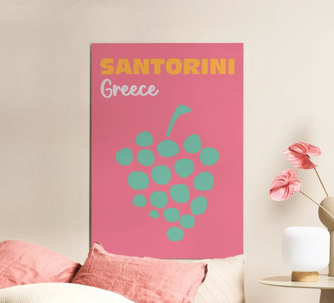 Santorini, Greece pannello forex da Art Fart