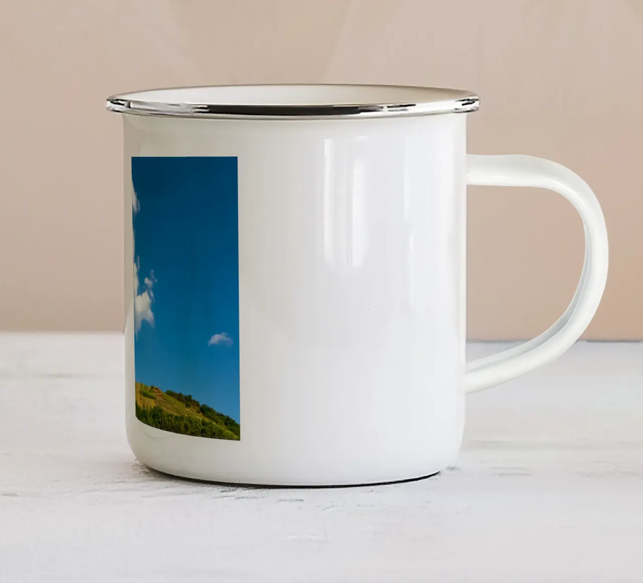 LA VALLE D'AHR 02 tazza in smalto da Tom Uhlenberg