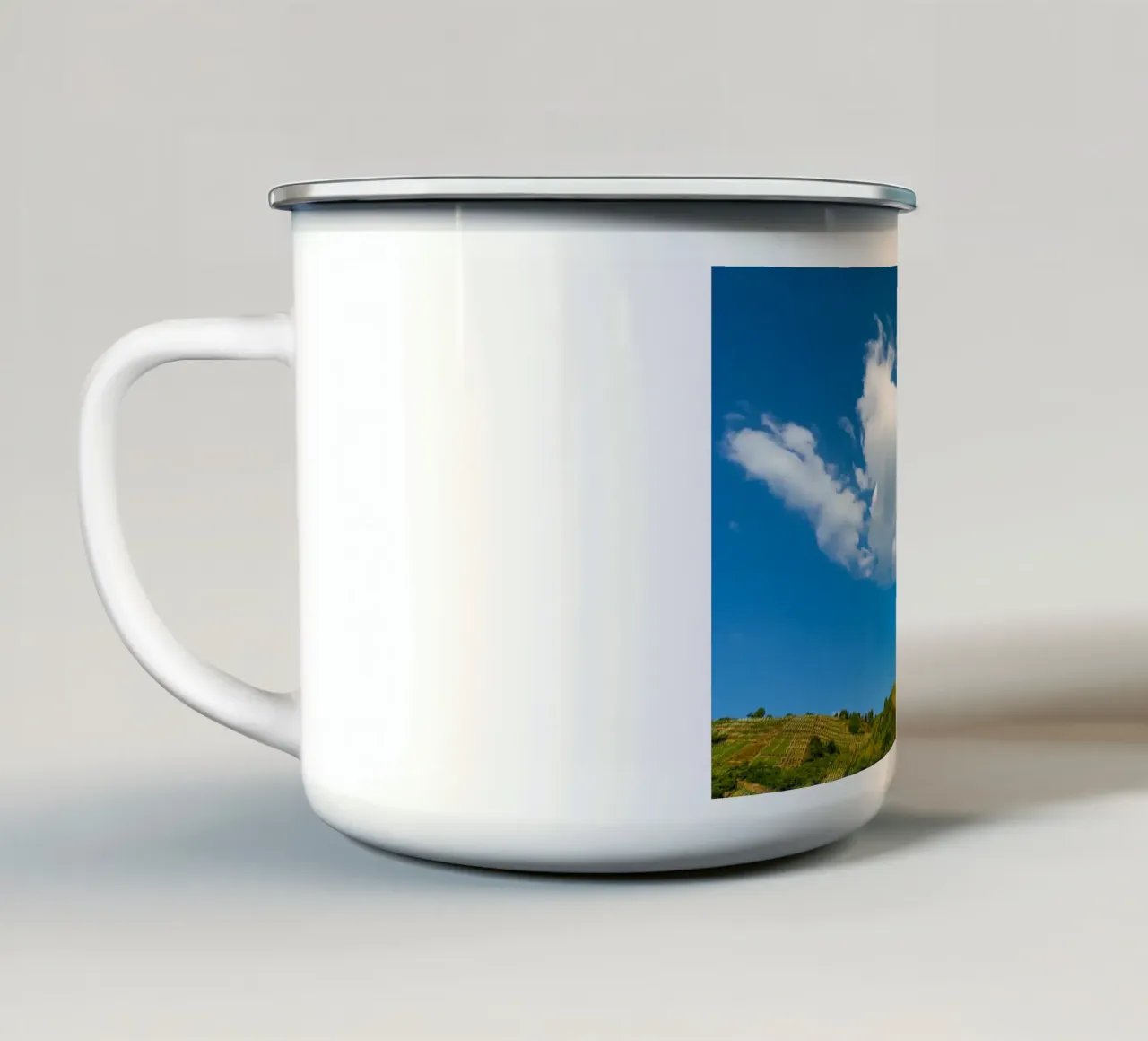 LA VALLE D'AHR 02 tazza in smalto da Tom Uhlenberg