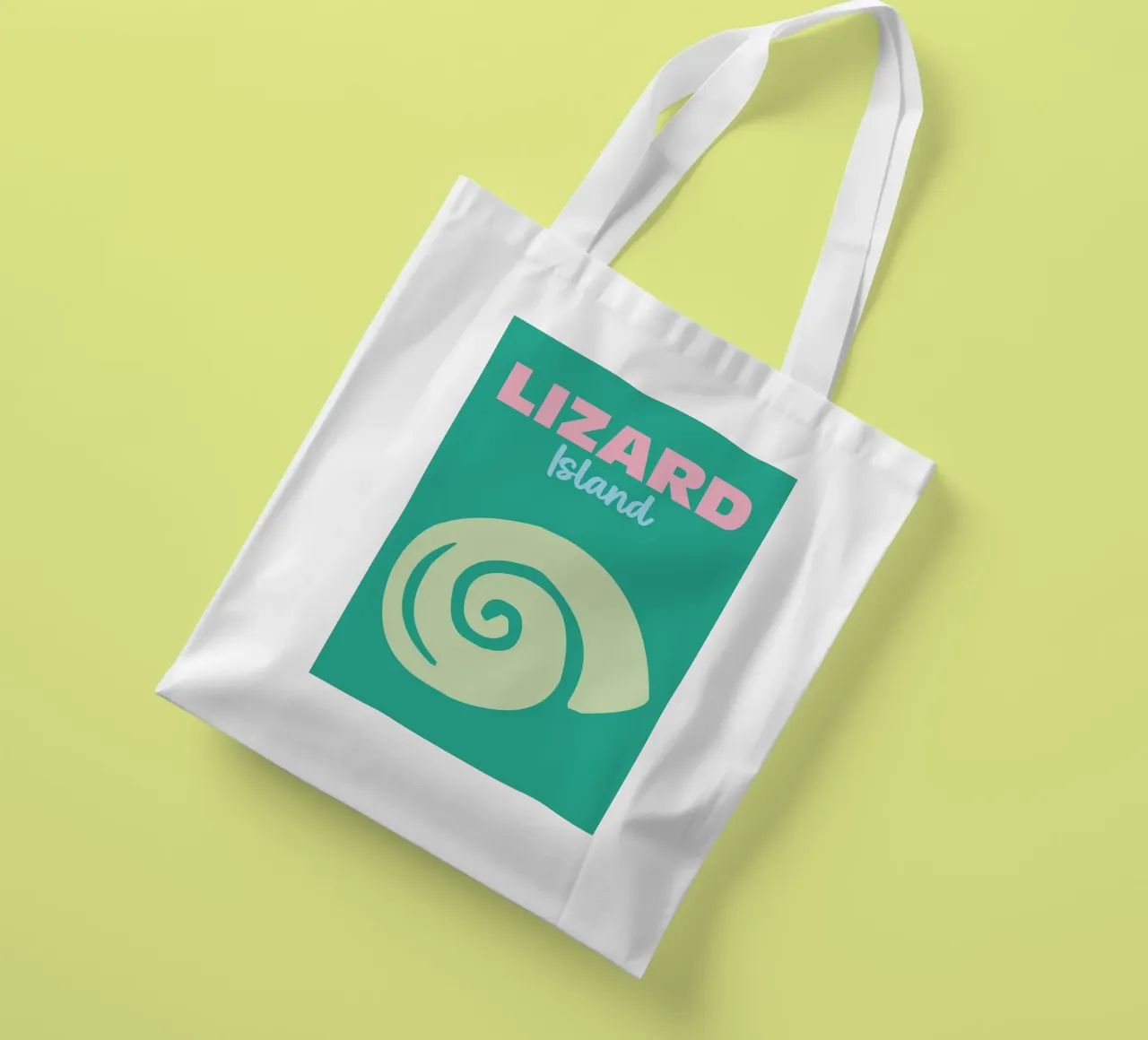 Lizard Island borsa in juta da Art Fart